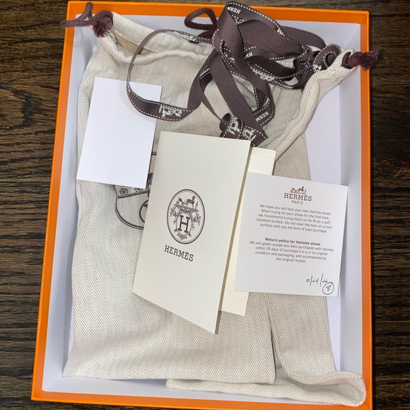 **SOLD**Hermes Oran Sandals in limited edition Cavalcadour Multicolor Noir 36.5 - Picture 14 of 16